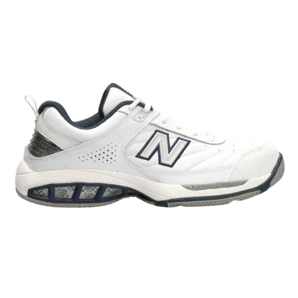 New Balance Unisex White Navy 806 Tennis Shoes Size M's 10/ W's 11.5